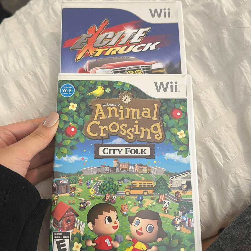 Animal crossing game + adding in excite truck in for free for Wii